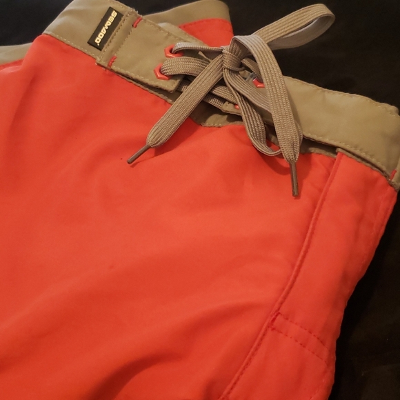 Seadoo Womens Lilypad Boardshorts in Red - Picture 6 of 6